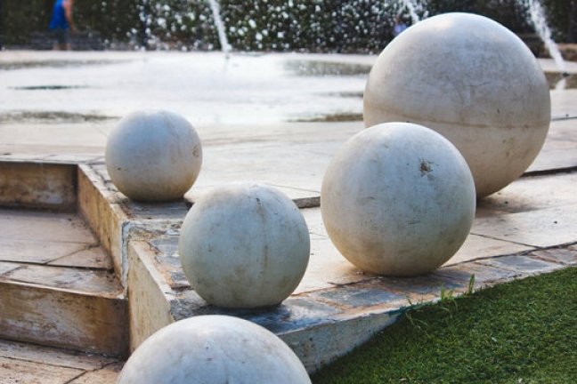 Concrete Garden Balls