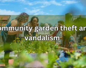 Community garden theft and vandalism